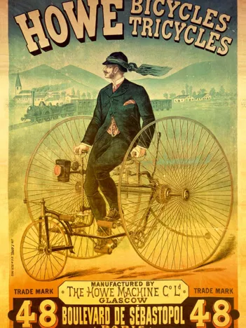 Produit Poster vintage - Howe Bicycles et Tricyles Image