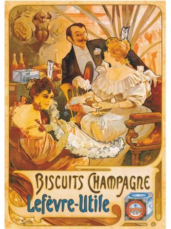Produit Poster Vintage - Biscuits Champagne Lefevre-Utile Image
