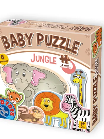 Produit 6 Puzzles - Baby Puzzle - Jungle Image