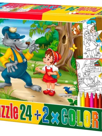 Produit Color Me : Le petit Chaperon Rouge + 2 dessins à colorier Image