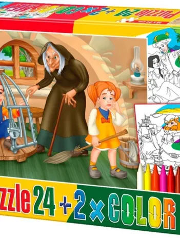 Produit Color Me : Hansel et Gretel + 2 dessins à colorier Image