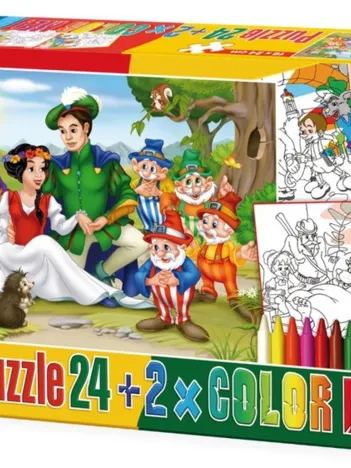 Produit Color Me : Blanche Neige + 2 dessins à colorier Image