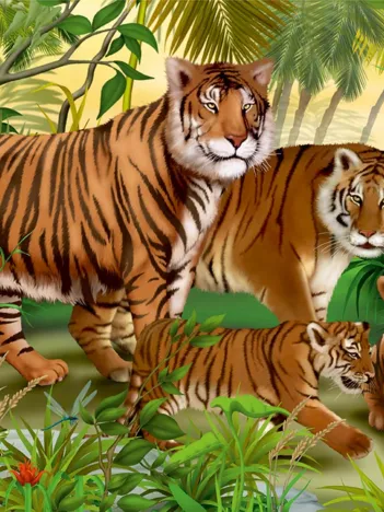 Produit Animaux Sauvages - Tigres Image