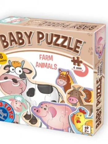 Produit 6 Puzzles - Bébés animaux de la Ferme Image