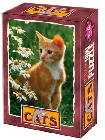 Produit Mini Puzzle - Animaux domestiques - Chaton roux intrigué Image