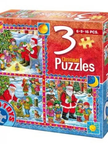 Produit Contes de Noël : 3 Puzzles de Noël Image
