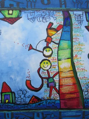 Produit Anne Poiré & Patrick Guallino : Echelle jouant crescendo Image