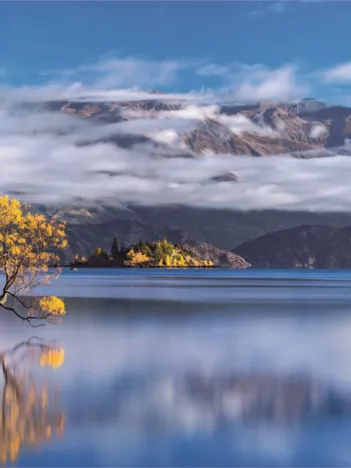 Produit Les Reflets Dorés du Lac Wanaka Image