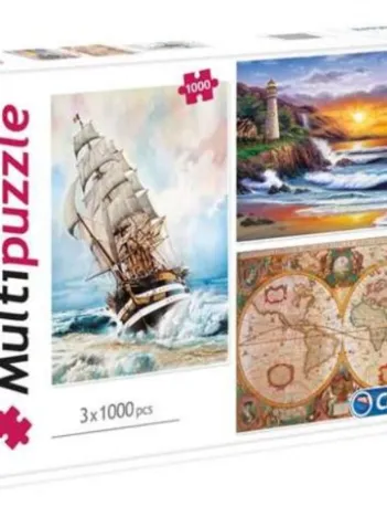 Produit 3 Puzzles - Travel Image