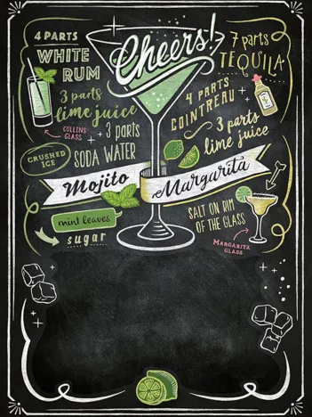 Produit Puzzle Tableau Noir - Cheers Image