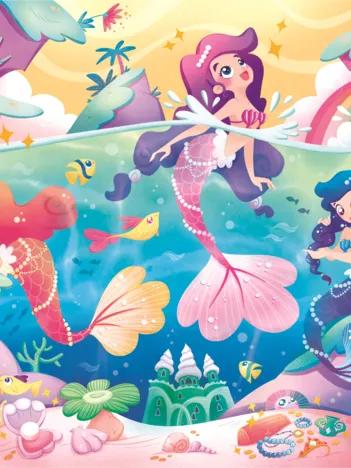 Produit Glitter Effect - Mermaids Image