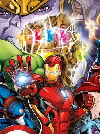 Produit Puzzle Brillant - Marvel Elements Image