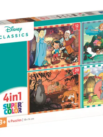 Produit 4 Puzzles - Disney Classics Image