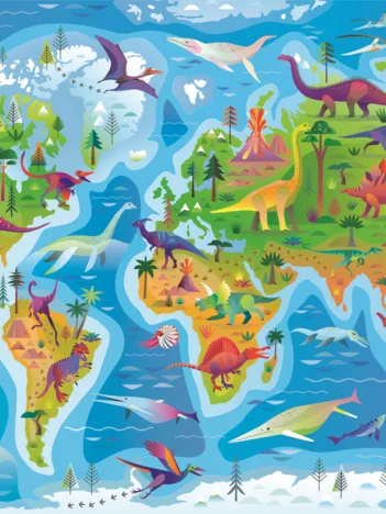 Produit La Carte des Dinosaures Image