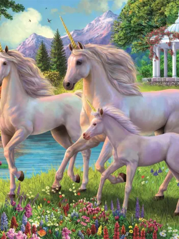 Produit Pièces XXL - Licornes et cascade Image