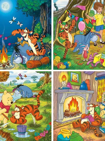 Produit 4 Puzzles - Winnie L'Ourson (2x20, 2x60 Pièces) Image