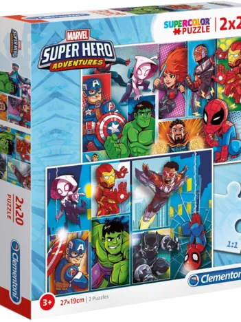 Produit 2 Puzzles - Marvel Super Heroes Image
