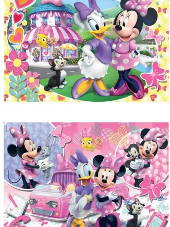 Produit 2 Puzzles - Minnie Mouse Image