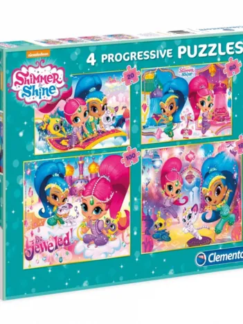 Produit 4 Puzzles - Shimmer & Shine Image