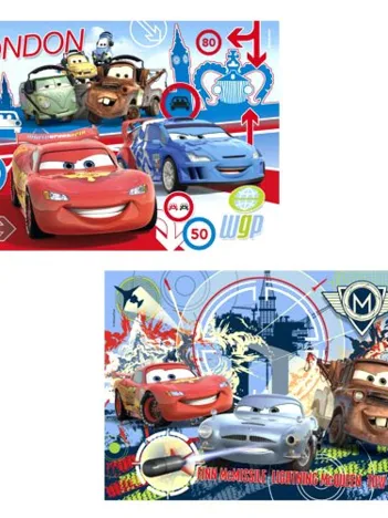 Produit Puzzle 2 x 20 pièces - Cars 2 : Course autour du monde Image