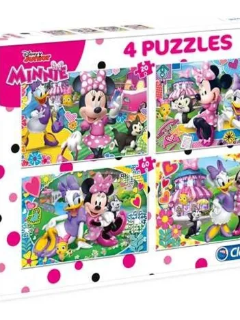 Produit 4 Puzzles - Minnie Image