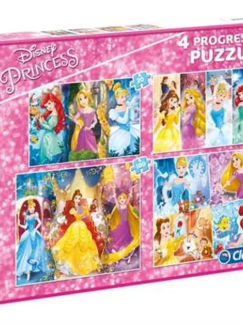 Produit 4 Puzzles - Disney Princesses Image