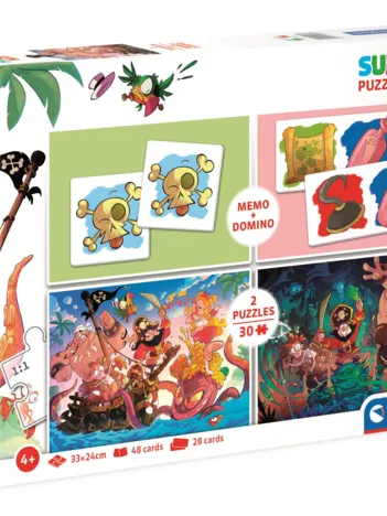 Produit Superkit Pirates - 2x30 Pièces + Memo + Domino Image