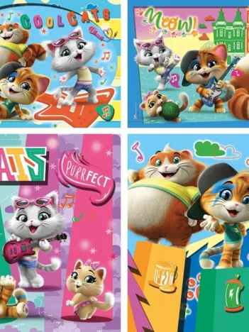Produit 44 Cats - 4 Puzzles Evolutifs (20/60/100/180 Pièces) Image