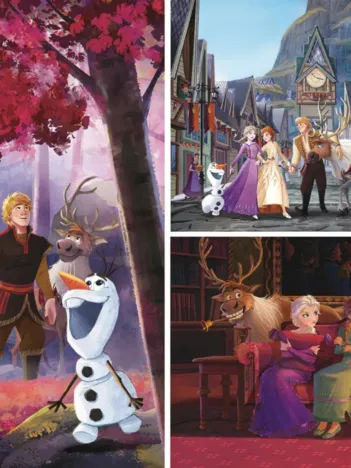 Produit 3 Puzzles - La Reine des Neiges 2 Image