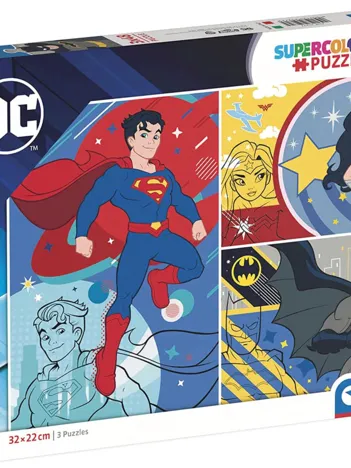 Produit 3 Puzzles - DC Comics Justice League Image