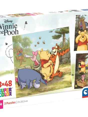 Produit 3 Puzzles - Winnie L'Ourson Image