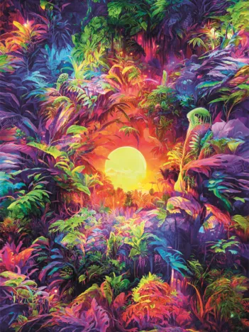 Produit Colorboom - Jungle Psychédélique Image
