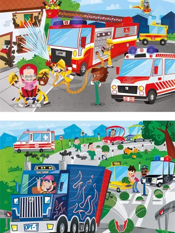 Produit 2 Puzzles - Rescue Image