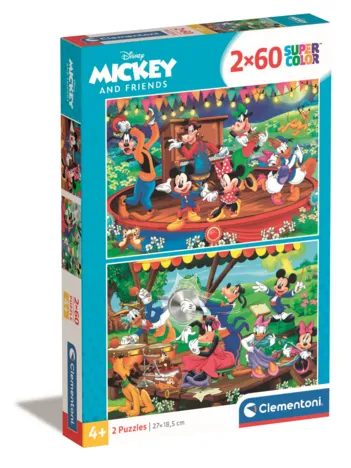 Produit 2 Puzzles - Mickey and Friends - 2x60 Pièces Image