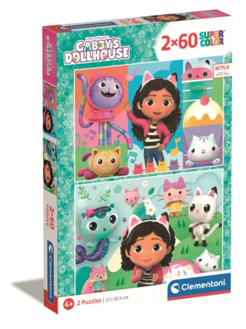 Produit 2 Puzzles - Gabby's Dollhouse - 2x60 Pièces Image