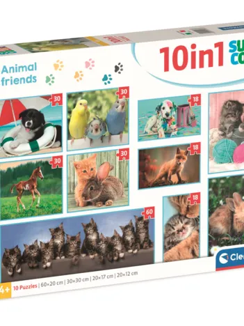 Produit Puzzle 10 En 1 - Amis Des Animaux Image