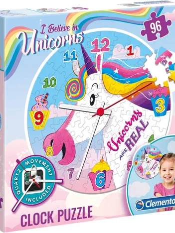 Produit Puzzle Horloge - Licorne Image