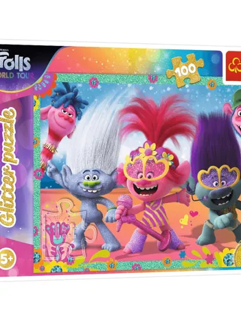 Produit Puzzle Brillant - Trolls Image