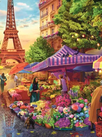 Produit L'Heure Du Thé : Marché Aux Fleurs, Paris Image