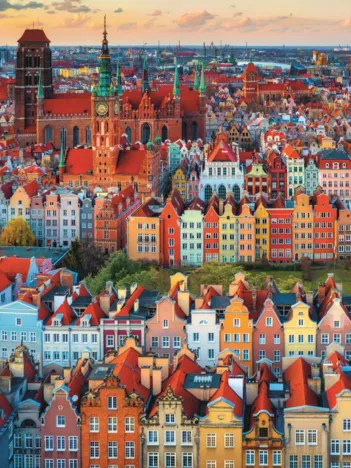 Produit Point de Vue Sur Gdansk, Pologne Image