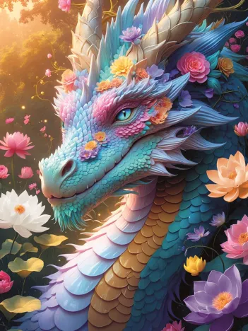 Produit Dragon Coloré Image