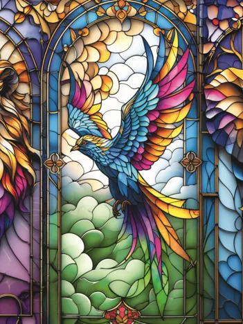 Produit Vitrail : Animaux Image