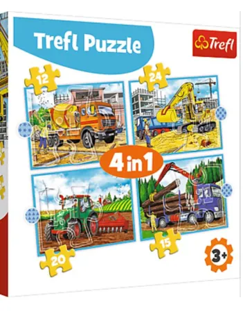 Produit 4 in 1 - Large Construction Machines Image