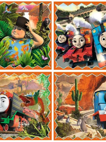 Produit 4 Puzzles - Thomas et ses Amis Image