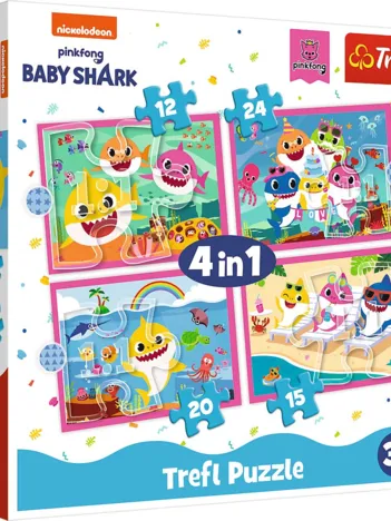 Produit 4 Puzzles - Baby Shark Image