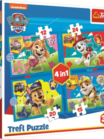 Produit 4 Puzzles - Pat'Patrouille qui Courtent Image