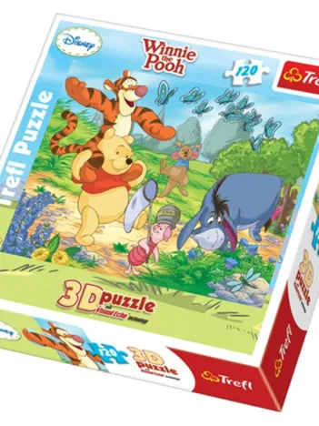 Produit Effet 3D : Winnie l'ourson à la chasse aux papillons Image