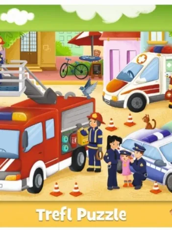 Produit Puzzle Cadre - Véhicules d'Urgence Image