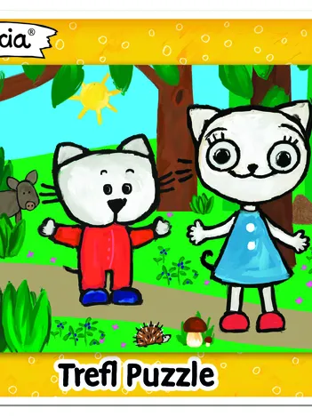 Produit Puzzle Cadre - Kittykit dans la Forêt Image