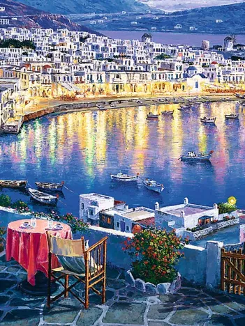 Produit Mykonos at Sunset Image